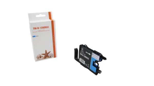 LC1280XLC (Schachtel) Alternativ Tinte Cyan für B / LC1280XLC / 16,6ml (PATENT SAFE)