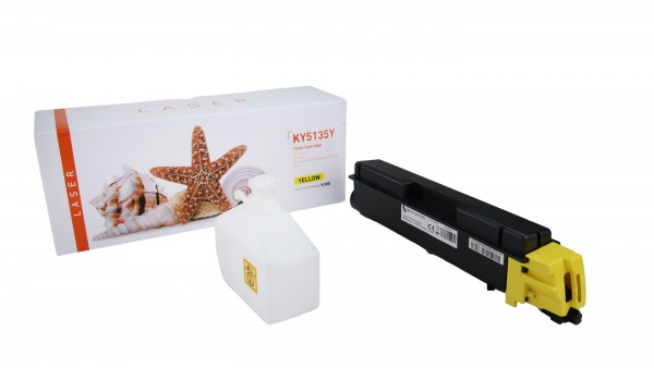 TK5135Y Alternativ Yellow für Kyocera / TK5135Y / 5.000 Seiten