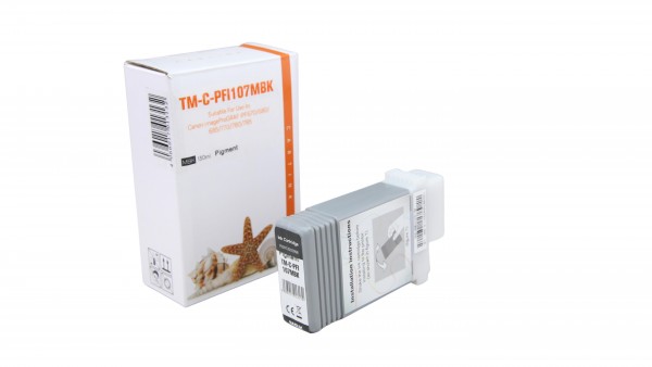PFI107MBK Alternativ Tinte Matt Black für Canon / 6704B001 / 130ml