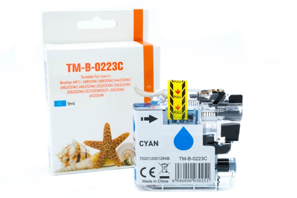 LC223C (Schachtel) Alternativ Tinte Cyan für Broth / LC223C / 9ml (PATENT SAFE)