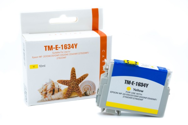 T1634XL(Schachtel) Alternativ Tinte Yellow / C13T16344010 / 10ml (PATENT SAFE)