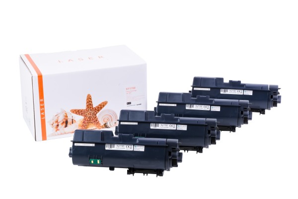 4er Set TK1150 Alternativ Black für Kyoce / TK1150 / 4x3.000 Seiten