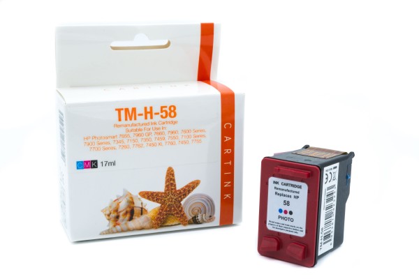 58 Alternativ Tinte Photo für HP / C6658A / 17ml