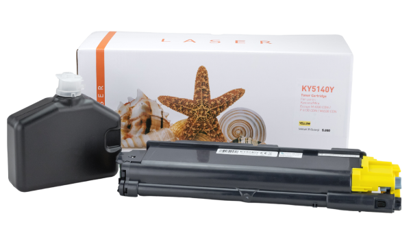 TK5140Y Alternativ Yellow für Kyocera / TK5140Y / 5.000 Seiten
