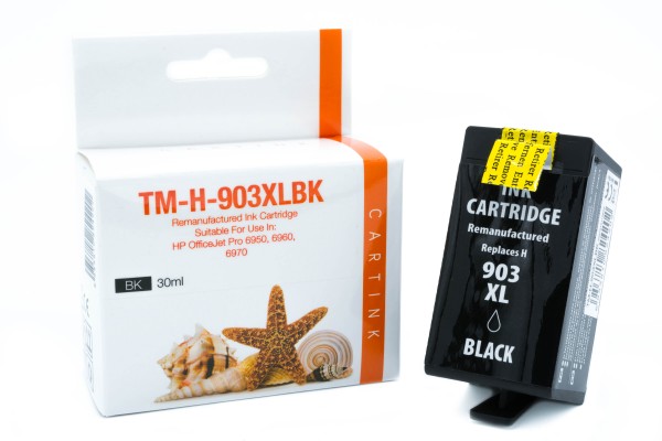 903XLBK Alternativ Tinte Black für HP / T6M15AE / 30ml