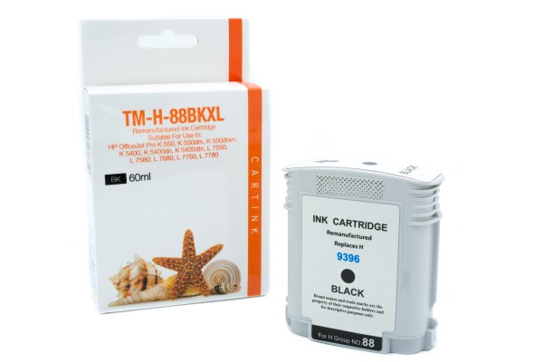88BKXL Alternativ Tinte Black für HP / C9396A / 60ml