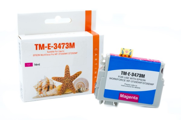 T3473 (Schachtel) Alternativ Tinte Magenta für Eps / C13T34734010 / 14ml
