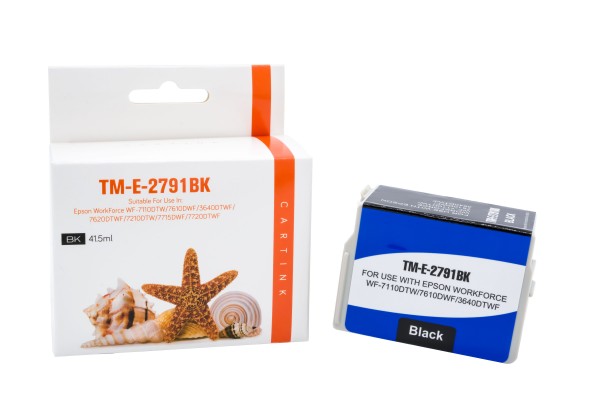 T2791XXL (Schachtel) Alternativ Tinte Black / C13T27914010 / 41,5ml (PATENT SAFE)