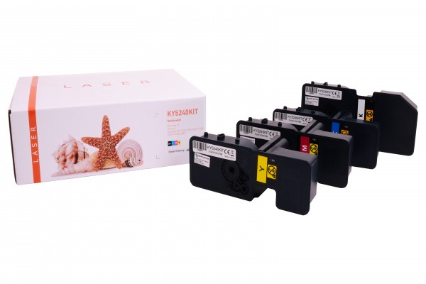 TK5240KIT Alternativ Rainbowkit für Kyoce / TK5240BK/C/M/Y / BK4.000 / CMY3.000 Seiten