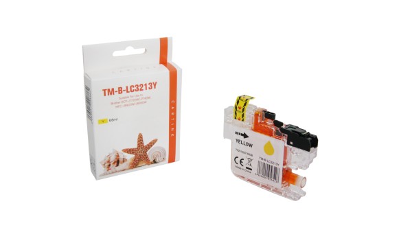 LC3213Y (Schachtel) Alternativ Tinte Yellow für Br / LC3213Y / 400 Seiten