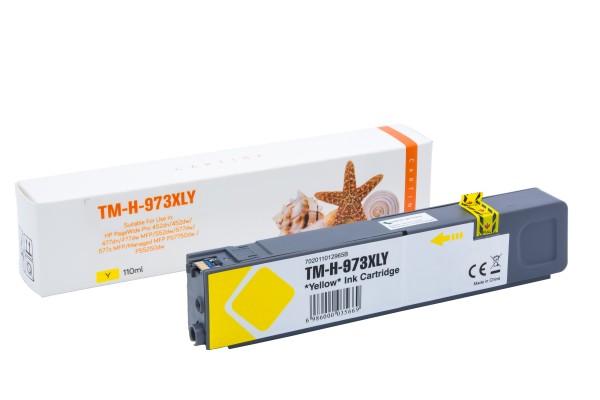 973XLY Alternativ Tinte Yellow für HP / F6T83AE / 110ml / 7.000 Seiten