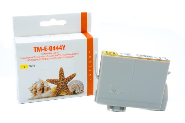 T0444 (Schachtel) Alternativ Tinte Yellow / C13T04444010 / 14ml (PATENT SAFE)
