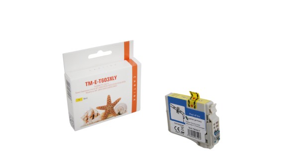 T603XLY (Schachtel) Alternativ Tinte Yellow für Ep / C13T03A44010 / 9ml / 350 Seiten