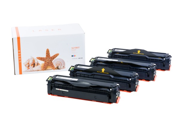 CLP415KIT Alternativ Rainbowkit für Sam / CLP415 / BK 2.500 / CMY 1.800 Seiten
