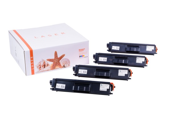 TN326KIT Alternativ Rainbowkit für Brothe / TN326 BKCMY / 4.000 / 3.500 Seiten