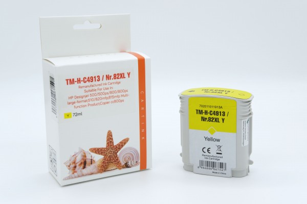 C4913 Alternativ Tinte Yellow für HP / C4913A / 69ml