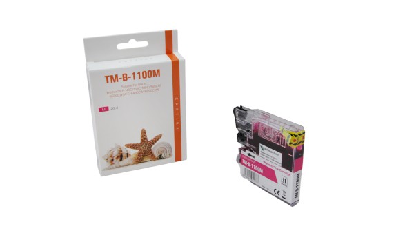 LC980/1100M (Schachtel) Alternativ Tinte Magenta / LC1100M / 20ml (PATENT SAFE)