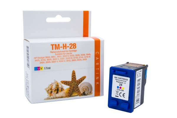 28A Alternativ Tinte Color für HP / C8728AE / 17ml