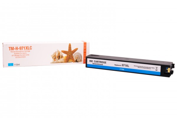 971XLC Alternativ Tinte Cyan für HP / CN626AE / 110ml / 6.600 Seiten (PATENT SAFE)