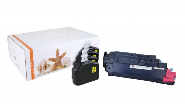 TK5140KIT Alternativ Rainbowkit für Kyoce / TK5140 / BK7.000 Seiten / CMY5.000 Seiten