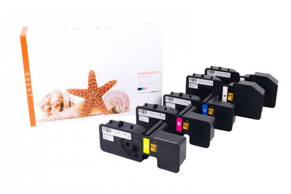 TK5240KIT5 Alternativ Rainbowkit für Kyoc / TK5240BK/C/M/Y /2x BK4.000 / CMY3.000 Seiten