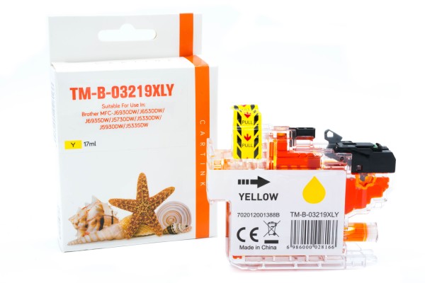 LC3219Y (Schachtel) Alternativ Tinte Yellow für Br / LC3219Y / 17ml (PATENT SAFE)