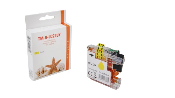 LC22UY (Schachtel)Alternativ Tinte Yellow für / LC22UY / 15,4ml