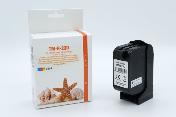 23D Alternativ Tinte Color für HP / C1823DE / 39ml