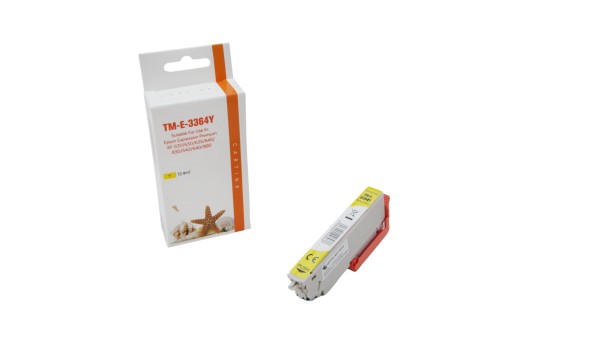 T33XLY (Schachtel) Alternativ Tinte Yellow / C13T33644010 / 12,4ml (PATENT SAFE)