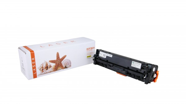 CF382A Alternativ Yellow für HP / CF382A / 312A / 2.700 Seiten