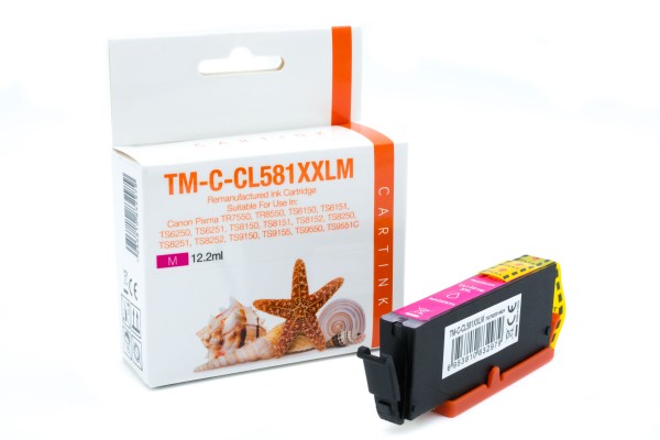 CLI581XXLM (Schachtel) Alternativ Tinte Magenta fü / 1996C001 / 12,2ml (PATENT SAFE)