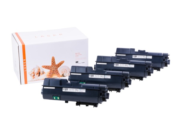 4er Set TK1170 Alternativ Black für Kyoce / TK1170 / 4x7.200 Seiten
