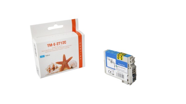 T2712XL (Schachtel) Alternativ Tinte Cyan / C13T27124010 / 14,6ml (PATENT SAFE)