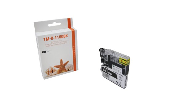 LC980/1100BK (Schachtel) Alternativ Tinte Black / LC1100BK / 20ml (PATENT SAFE)