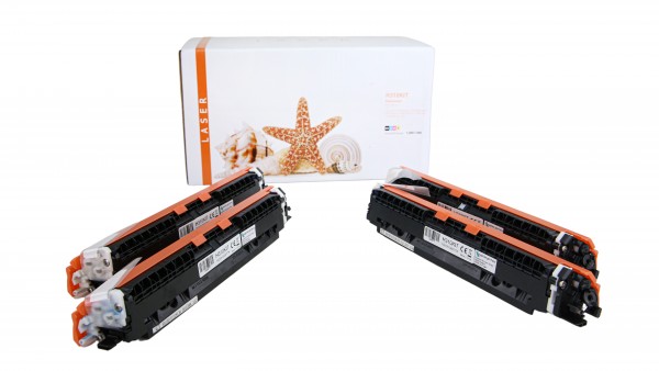 CE310KIT Alternativ Rainbowkit für HP / CE310A BKCMY / 1.200 / 1.000 Seiten