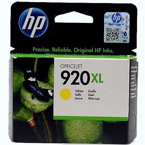 920 XL Y Original Tinte Yellow für HP / CD974AE / 6ml