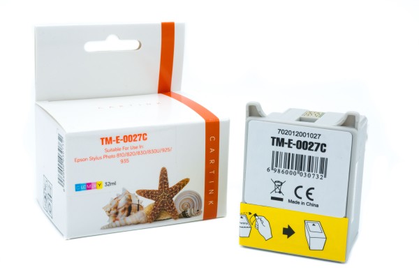 T027 (Schachtel) Alternativ Tinte Color für Epson / C13T02740310 / 32ml (PATENT SAFE)