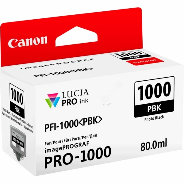PFI-1000 PBK Tintenpatrone schwarz foto