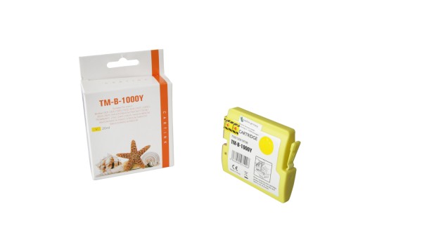 LC970/1000Y (Schachtel) Alternativ Tinte Yellow / LC1000Y / 20ml (PATENT SAFE)