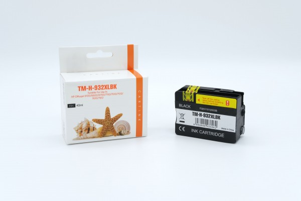 932BKXL Alternativ Tinte Black für HP / CN053AE / 40ml (PATENT SAFE)