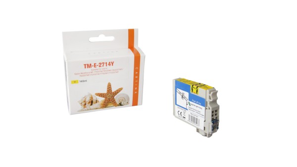 T2714XL (Schachtel) Alternativ Tinte Yellow / C13T27144010 / 14,6ml (PATENT SAFE)