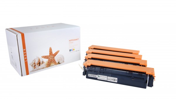 CF530AKIT Alternativ Rainbowkit für HP / CF530A / BKCMY x1.100 Seiten