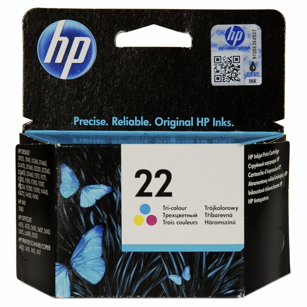 22 Original Tinte Color für HP / C9352AE / 5 ml