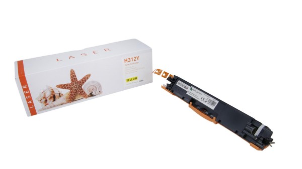 CE312Y Alternativ Yellow für HP / CE312A / 126A / 1.000 Seiten