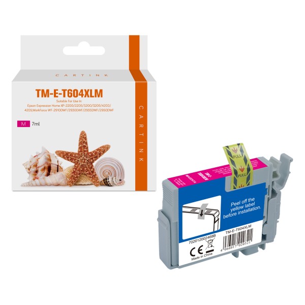T604XLM Alternativ Seestern Tinte Magenta für Epson / ~C13T10H34010 / 9ml / 400 Seiten