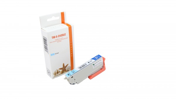 T2435XL (Schachtel) Alternativ Tinte Light Cyan / C13T24354010 / 12,4ml (PATENT SAFE)