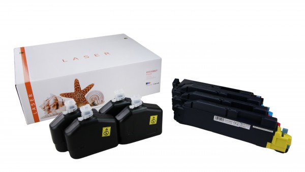 TK5150KIT Alternativ Rainbowkit für Kyoce / TK5150 / BK12.000 Seiten / CMY10.000 Seiten