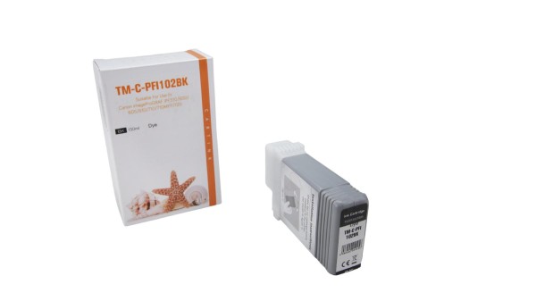 PFI102BK Alternativ Tinte Black für Canon / 0895B001 / 130ml